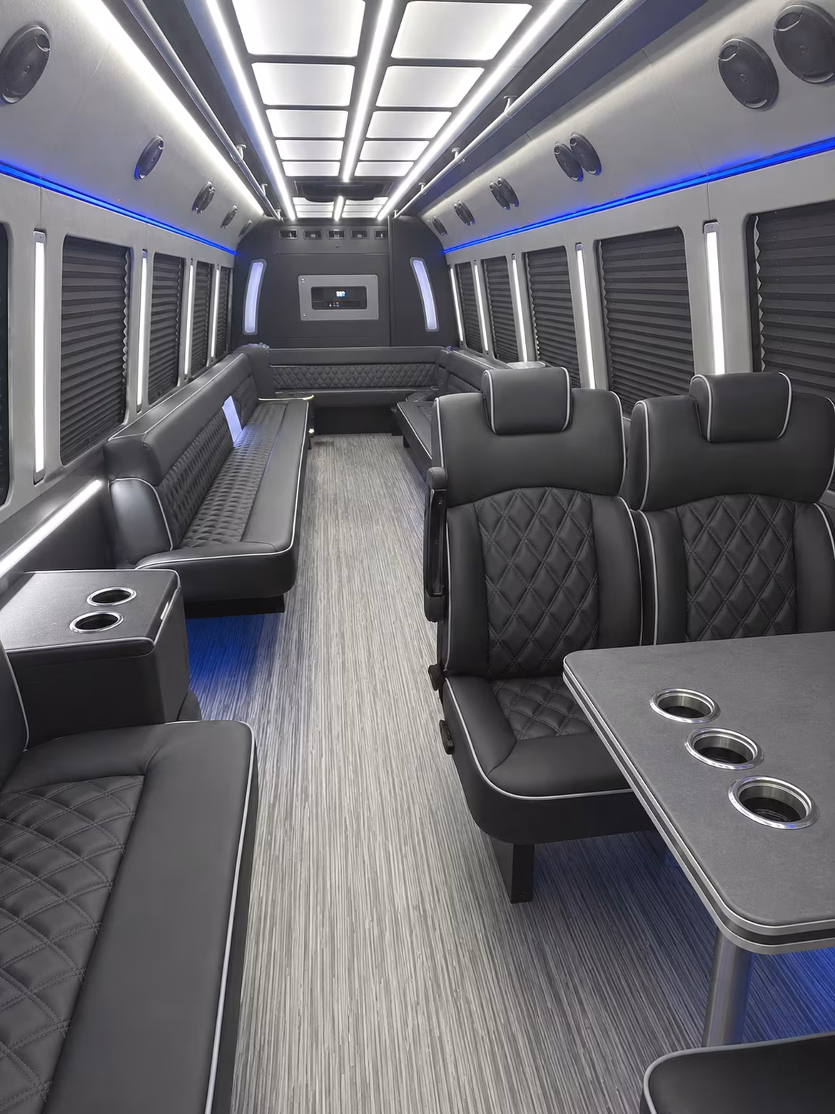 altoona 25 passenger party bus inside