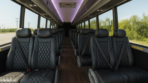 Interior of Charter Bus Company Altoona's 15 Passenger Minibus in Altoona