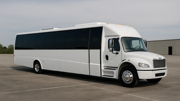 Exterior of Charter Bus Company Altoona's 25 Passenger Mini bus in Altoona