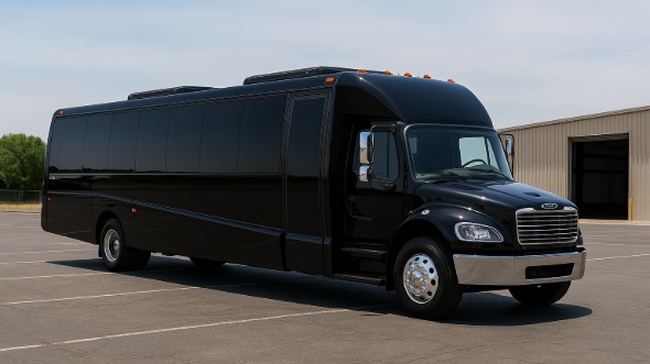 Exterior of Charter Bus Company Altoona's 28 Passenger Mini bus in Altoona