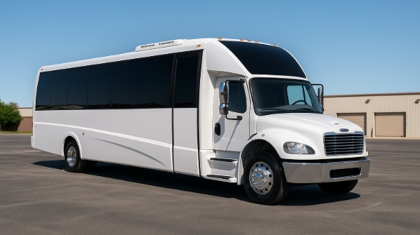 Exterior of Charter Bus Company Altoona's 30 Passenger Minibus in Altoona