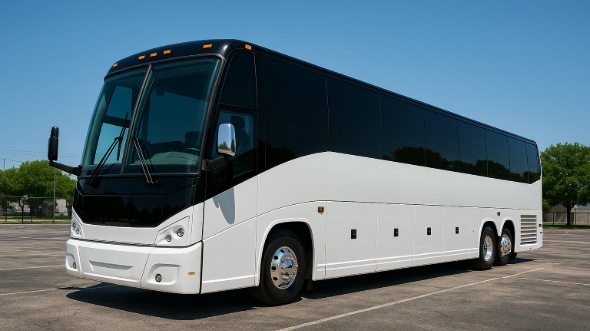 Exterior of Charter Bus Company Altoona's 54 Passenger Charter Bus in Altoona