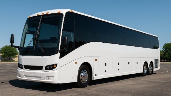 Exterior of Charter Bus Company Altoona's 55 Passenger Charter Bus in Altoona