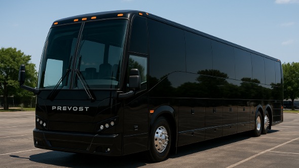 Exterior of Charter Bus Company Altoona's 56 Passenger Charter Bus in Altoona