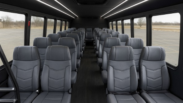 altoona 20 passenger minibus inside