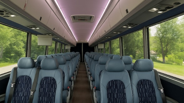 altoona 28 passenger minibus inside