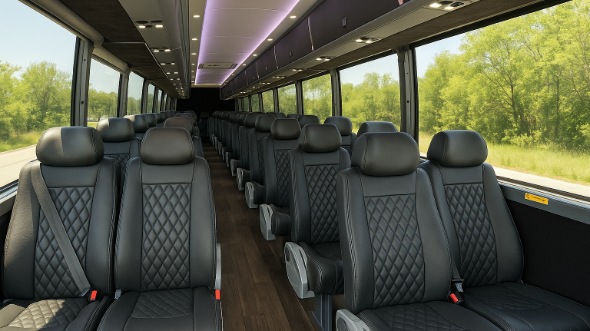 altoona 35 passenger minibus inside