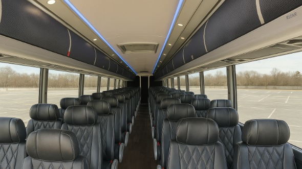 altoona 50 passenger charter bus inside