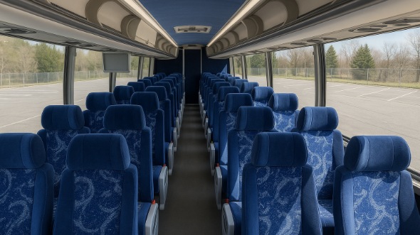 altoona 56 passenger charter bus interior